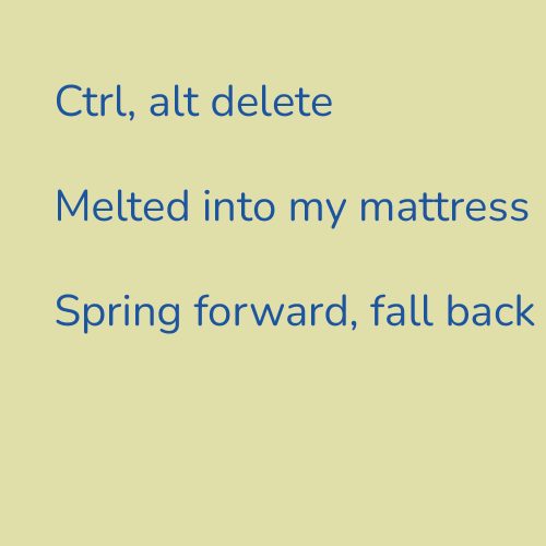 Ctrl, alt delete