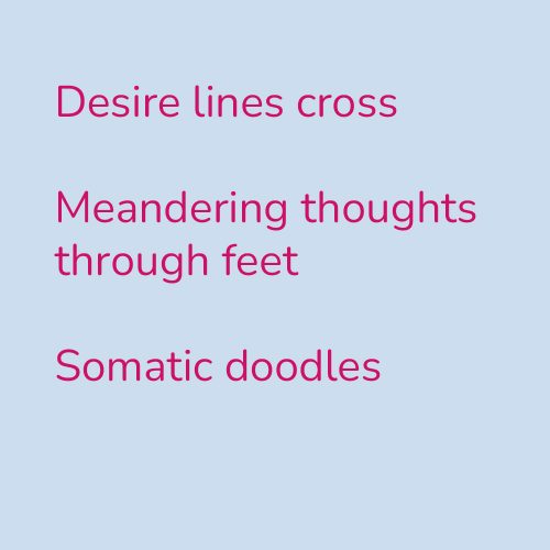 Desire lines cross