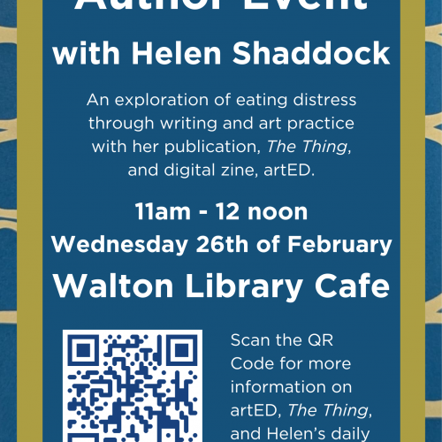 Author Event with Helen Shaddock at the Walton Library