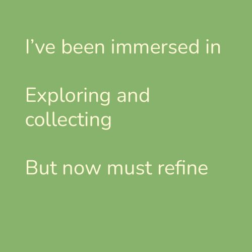 I've been immersed in