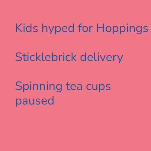Kids hyped for Hoppings