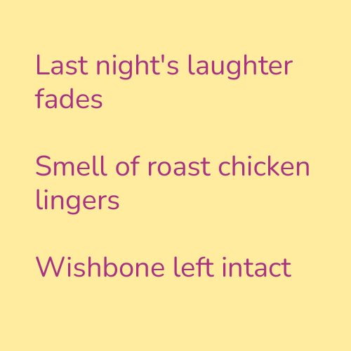 Last night's laughter fades