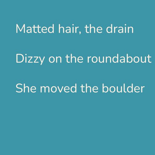Matted hair, the drain