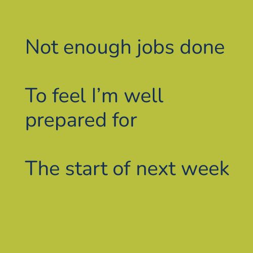 Not enough jobs done