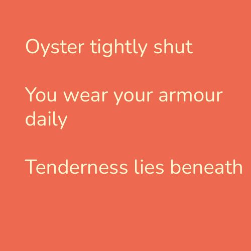Oyster tightly shut