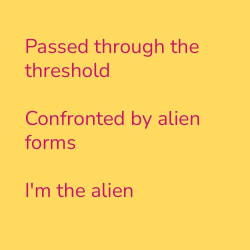 Passed through the threshold