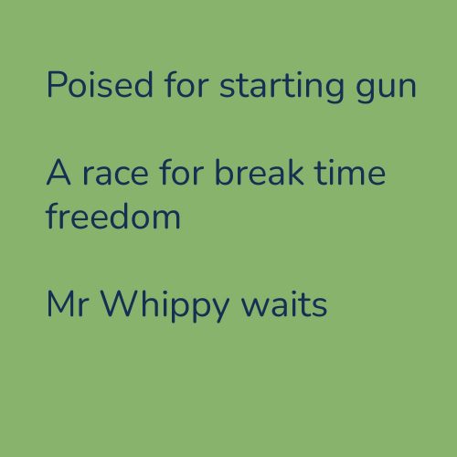 Poised for starting gun 1