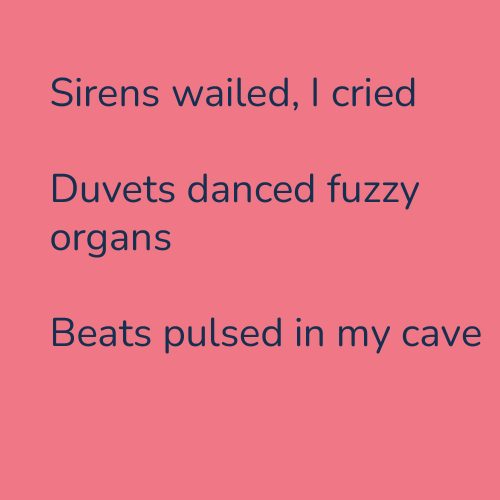 Sirens wailed, I cried