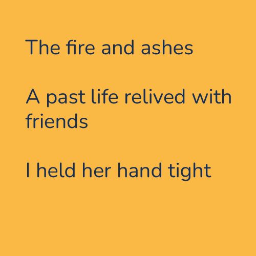 The fire and ashes
