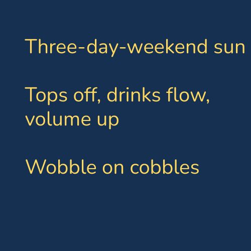 Three-day-weekend sun