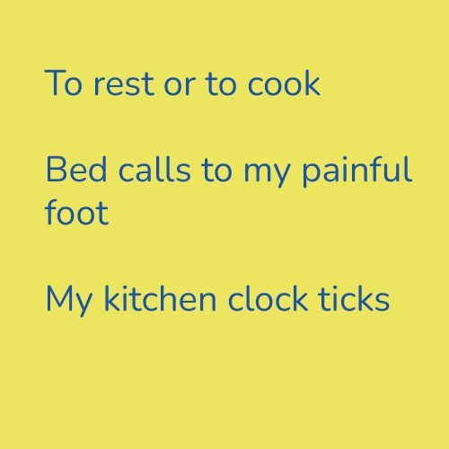 To rest or to cook