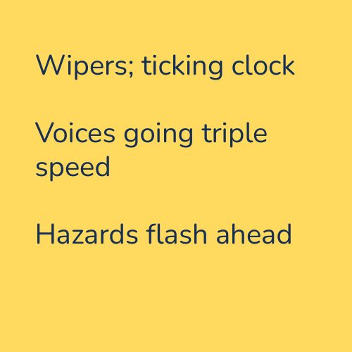 Wipers; ticking clock