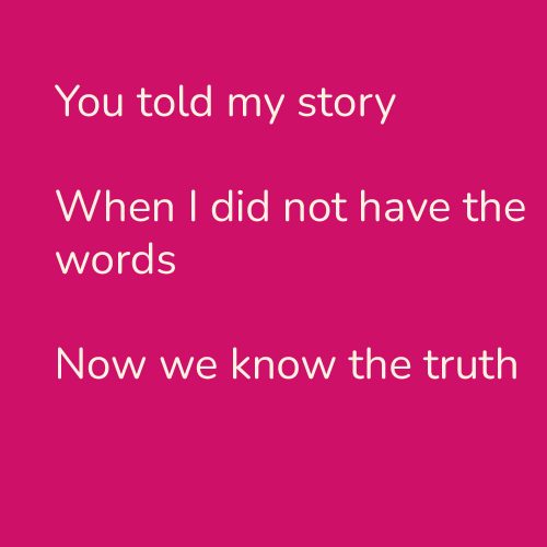 You told my story002