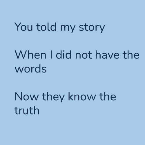 You told my story003